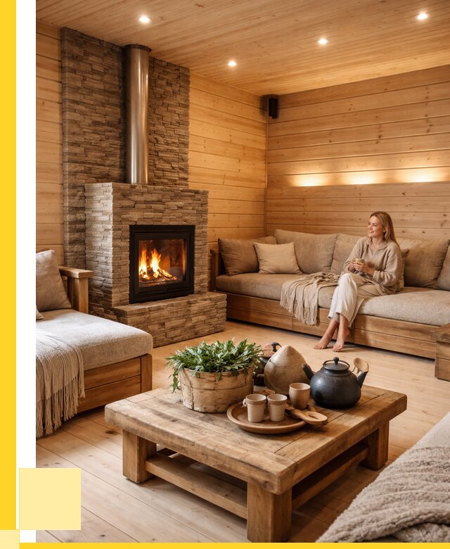 Проект бани с комнатой отдыха в Ртищеве от 35753 р. | ЭриданРтщ