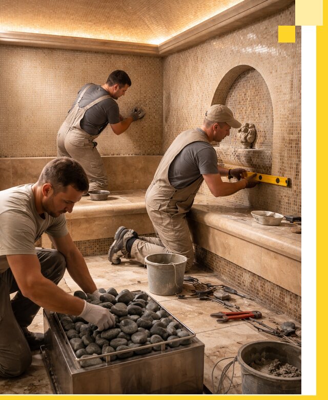 Проектирование и строительство хамама и сауны в Ртищеве