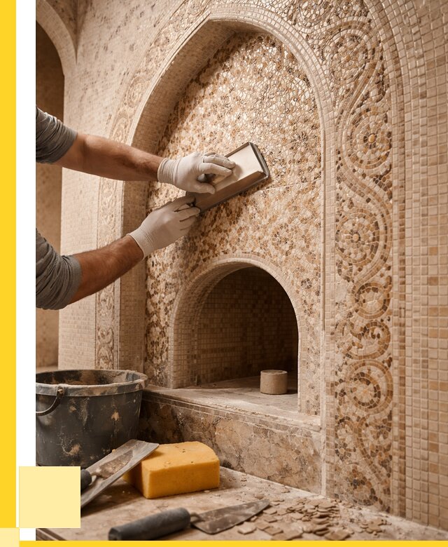 Мозаика для хамама в Ртищеве под ключ от 5108 р. | ЭриданРтщ