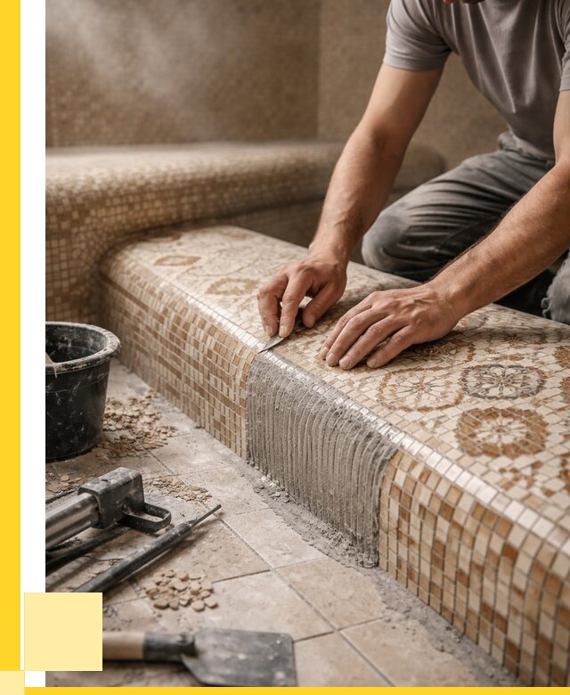 Плитка для хамама под ключ в Ртищеве от 3575 р. | ЭриданРтщ