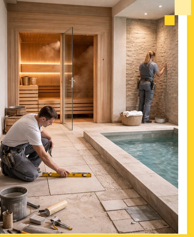 Комплексный дизайн и отделка интерьеров SPA под ключ в Ртищеве